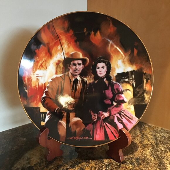 2/40 Gone With the Wind Golden Anniversary 'Burning of Atlanta' Howard Rogers - Picture 1 of 7